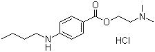 CAS 登錄號(hào)：136-47-0, 鹽酸丁卡因, 4-(丁氨基)-苯甲酸-2-(二甲氨基)乙酯鹽酸鹽