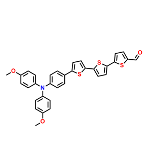 5''-(4-(雙(4-甲氧基苯基)氨基)苯基)-[2,2':5',2''-三聯(lián)噻吩]-5-甲醛