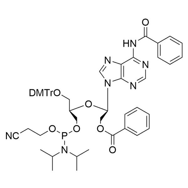 UNA-A(Bz)-CE Phosphoramidite.png