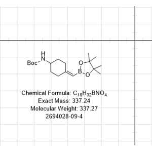 叔丁基(4-((4,4,5,5-四甲基-1,3,2-二氧雜硼烷-2-基)亞甲基)環(huán)己基)氨基甲酸酯