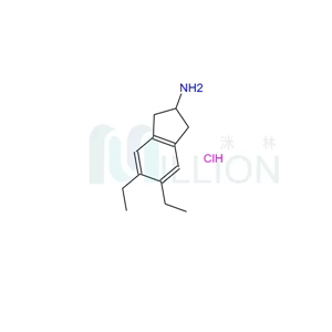 5,6-二乙基-2,3-二氫-1H-茚-2-胺鹽酸鹽