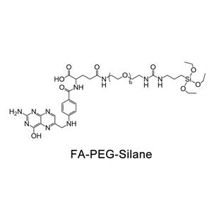 葉酸-聚乙二醇-硅烷，F(xiàn)A-PEG-Silane/NH2/FITC