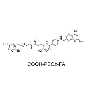 羧基-聚(2-乙基-2-噁唑啉)-葉酸；COOH-PEOz-FA