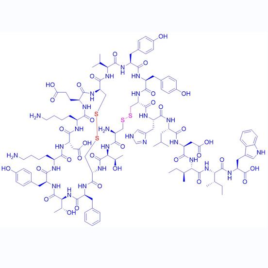 Endothelin 3, human, rat 117399-93-6；125692-40-2.png