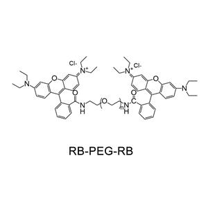 羅丹明-聚乙二醇-羅丹明；RB-PEG-RB