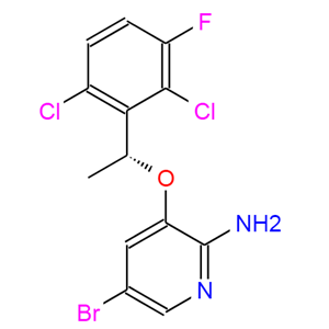 [5-溴-3-[(1R)-(2,6-二氯-3-氟苯基)乙氧基]吡啶-2-基]胺 7級