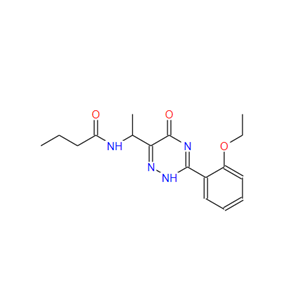 N-1-(3-（2-乙氧基苯基） -5-氧-4,5-2H-1,2,4-三嗪-6-基)乙基）丁酰胺