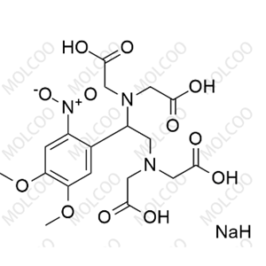 甘氨酸,N,N'-[1-(4,5-二甲氧基-2-硝基苯基)-1,2-乙二基]雙[N-(羧甲基)-,四鈉鹽(9Cl)