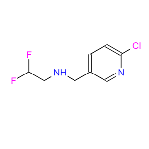 N-［（6-氯-3-吡啶）］甲基-2，2-二氟乙胺