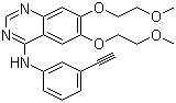 CAS 登錄號(hào)：183321-74-6, 埃羅替尼, N-(3-乙炔苯基)-[6,7-二(2-甲氧基乙氧基)]喹唑啉-4-胺