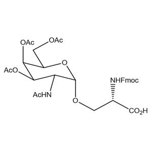 N-芴甲氧羰基-O-BETA-(2-乙酰氨基-2-脫氧-3,4,6-三-O-乙?；?ALPHA-D-吡喃半乳糖基)-L-絲氨酸 120173-57-1