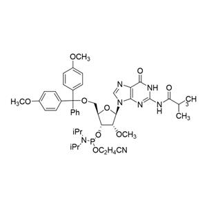 '-O-(4,4-二甲氧基三苯甲基)-2'-O-甲基-N-異丁?；B苷-3'-(2-氰基乙基-N,N-二異丙基)亞磷酰胺