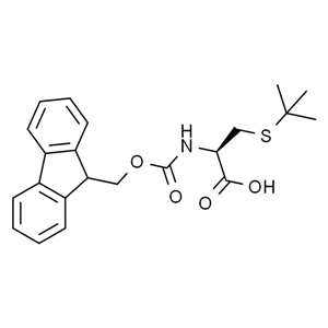  Fmoc-Cys(tBu)-OH，N-Fmoc-S-叔-丁基-L-半胱氨酸