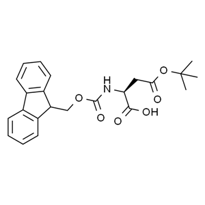 Fmoc-Asp(OtBu)-OH，F(xiàn)moc-L-天冬氨酸 beta-叔丁酯