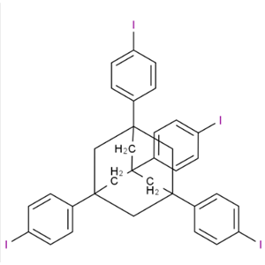 1,3,5,7-四(4-碘苯基)金剛烷 1,3,5,7-Tetrakis(4-iodophenyl)adamantane  144970-30-9 克級供貨，可按客戶需求分裝 