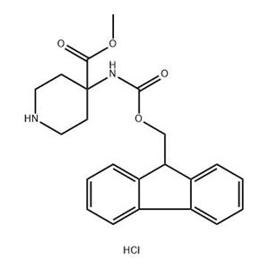 4-(FMOC-氨基)-4-哌啶甲酸甲酯鹽酸鹽