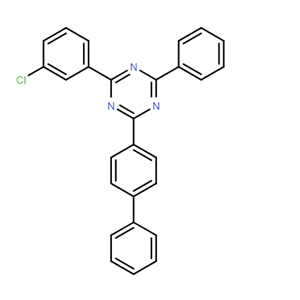 2-(4-聯(lián)苯基)-4-(3-氯苯基)-6-苯基-1,3,5-三嗪2085262-87-7