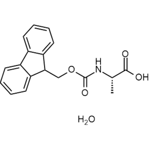 Fmoc-Ala-OH.H2O，F(xiàn)moc-L-丙氨酸一水物