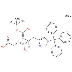 Bos-His(Trt)-Gly-OH，叔丁氧羰基-組氨酸(三苯甲基)-甘氨酸