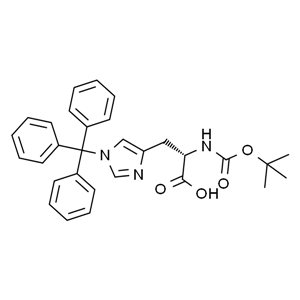 Boc-His(Trt)-OH，N-Boc-N'-三苯甲基-L-組氨酸