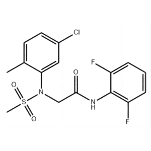 2-(N-(5-氯-2-甲基苯基)(甲基磺?；?氨基)-N-(2,6-二氟苯基)乙酰胺