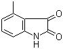 CAS 登錄號(hào)：1128-44-5, 4-甲基靛紅, 4-甲基-1H-吲哚-2,3-酮