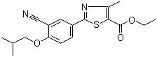 CAS 登錄號：160844-75-7, 2-(3-氰基-4-異丁氧基苯基)-4-甲基噻唑-5-甲酸乙酯
