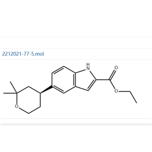 （S）-5-（2,2-二甲基四氫-2H-吡喃-4-基）-1H-吲哚-2-羧酸乙酯