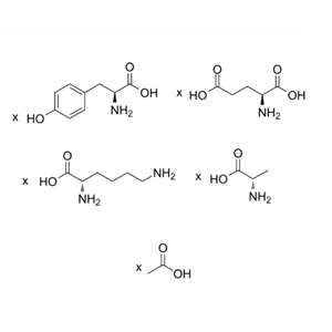 醋酸格拉替雷是髓鞘堿性蛋白的合成類似物和一種免疫調節(jié)劑，可用于多發(fā)性硬化癥的研究