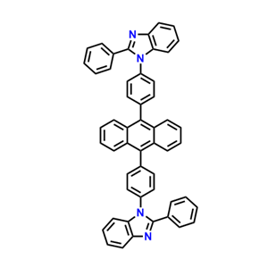 2-苯基-1-(4 -(10 -(4 -（2-苯基-3a,7a-二氫-1H-苯并[d]咪唑-1-基）苯基）蒽-9-基]苯基)-1H-苯并[d]咪唑