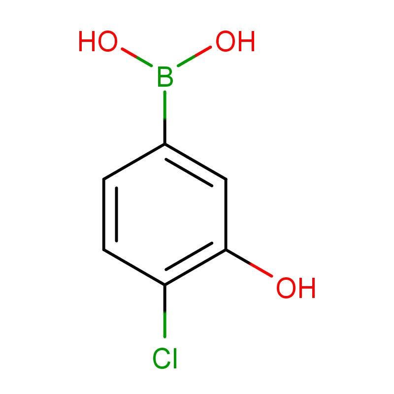 915201-06-8 (4-氯-3-羥基苯基)硼酸 結(jié)構(gòu)式圖片