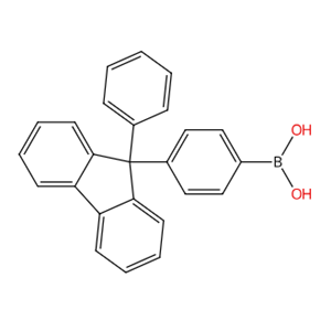 1391922-09-0；[4-(9-苯基-9H-芴-9-基)苯基]硼酸