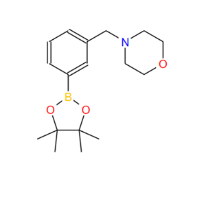 364794-80-9;4-[3-(4,4,5,5-四甲基-1,3,2-二氧硼烷-2-基)芐基]嗎啉;4-[3-(4,4,5,5-TETRAMETHYL-1,3,2-DIOXABOROLAN-2-YL)BENZYL]MORPHOLINE