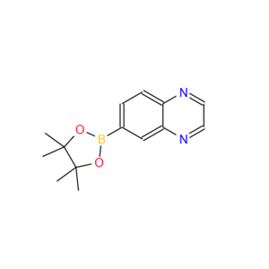 1167418-13-4；喹喔啉-6-硼酸頻那醇酯；6-(4,4,5,5-Tetramethyl-1,3,2-dioxaborolan-2-yl)quinoxaline