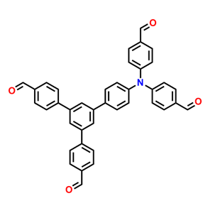 5'-(4-(雙(4-甲?；交?氨基)苯基)-[1,1':3',1''-三聯(lián)苯]-4,4''-二甲醛