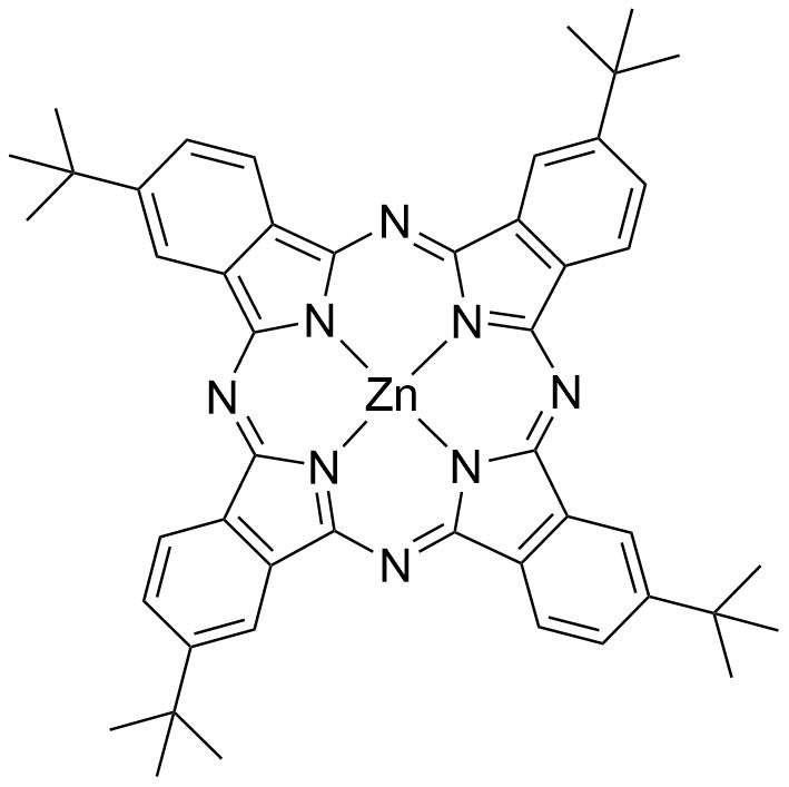 2,9,16,23-四叔丁基-29H,31H-酞菁鋅(II).png