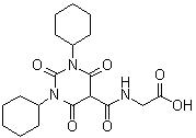 CAS 登錄號：960539-70-2, N-[(1,3-二環(huán)己基六氫-2,4,6-三氧代-5-嘧啶基)羰基]甘氨酸