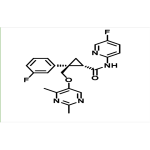 （1S，2S）-2-（（（2,4-二甲基嘧啶-5-基）氧基）甲基）-2-（3-氟苯基）-N-（5-氟吡啶-2-基）環(huán)丙烷-1-甲酰胺