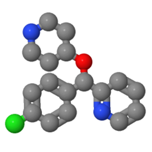 2-[(4-氯苯基)(4-哌啶基氧基)甲基]吡啶；122368-54-1