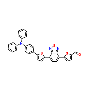 5-(7-(5-(4-(diphenylamino)phenyl)thiophen-2-yl)benzo[c][1,2,5]thiadiazol-4-yl)thiophene-2-carbaldehyde