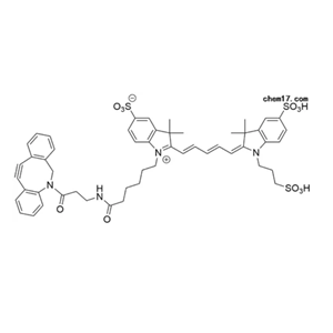 2182601-72-3，花青素Cy5-二苯并環(huán)辛炔，Cy5 DBCO