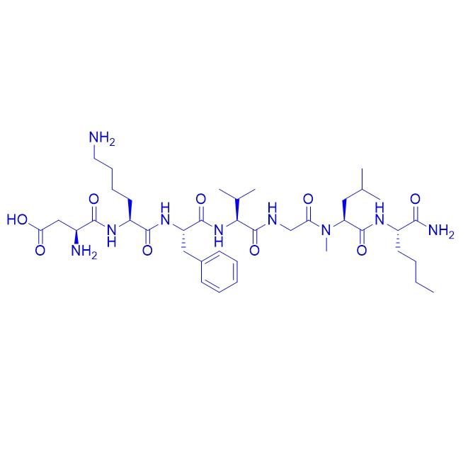 [Lys5,MeLeu9,Nle10]Neurokinin A(4-10) 149270-28-0.png