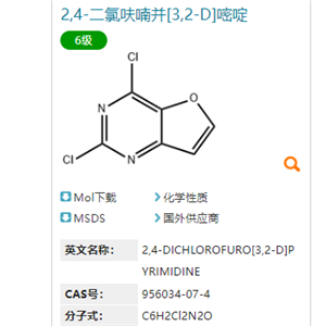 2,4-二氯呋喃并[3,2-d]嘧啶