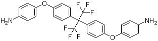 CAS 登錄號：69563-88-8, 2,2-雙[4-(4-氨基苯氧基)苯基]-1,1,1,3,3,3-六氟丙烷