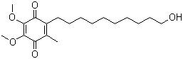 CAS 登錄號(hào)：58186-27-9, 艾地苯醌, 6-(10-羥基癸基)-2,3-二甲氧基-5-甲基-1,4-苯醌