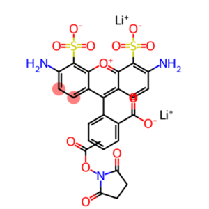 222164-96-7，AF488 NHS，AF 488 NHS活化酯，有獨(dú)特的熒光量子效率