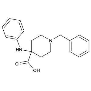 CATO_1-芐基-4-(苯胺基)哌啶-4-羧酸_85098-64-2_97%