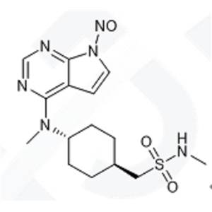 N-甲基-N-((1R，4R)-4-(甲基(7-亞硝基-7H-吡咯并[2,3-d]嘧啶-4-基)氨基)環(huán)己基)甲磺酰胺