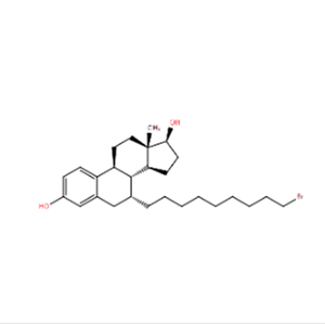 (7a,17b)- 7-(9-溴壬基)雌甾-1,3,5(10)-三烯-3,17-二醇