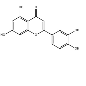 木犀草素；2-(3,4-二羥苯基)-5,7-二羥基-4H-苯并吡喃-4-酮